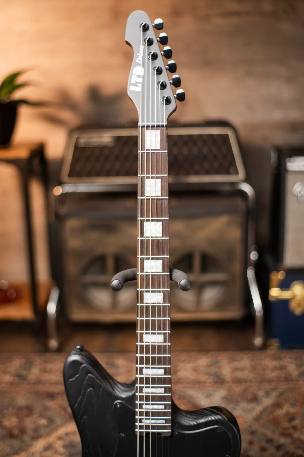 ギター No.1077058 ESP LTD Stephen Carpenter Signature SC-608 - Red Sparkle