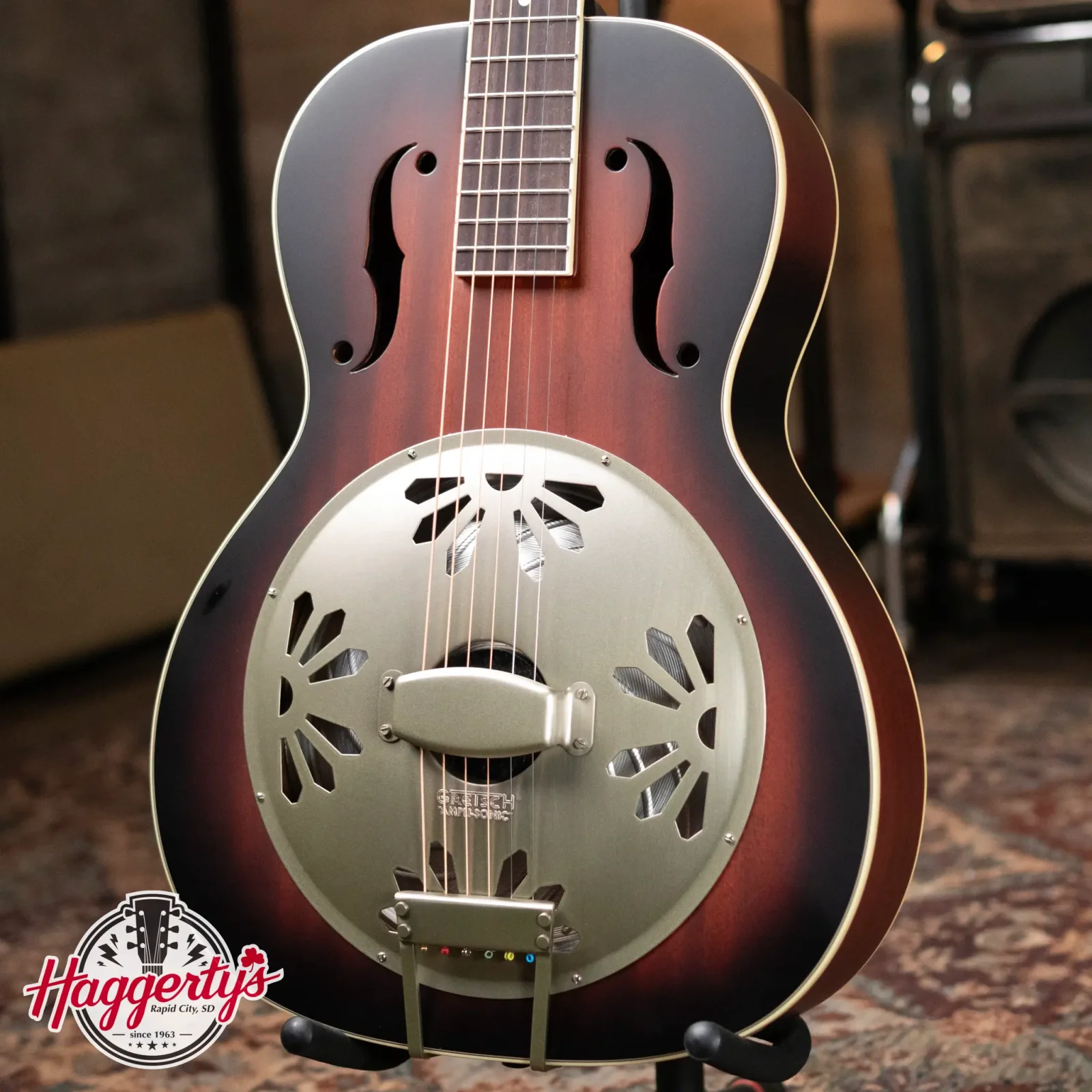 Gretsch G9241 Alligator Biscuit Round-Neck Resonator Guitar 