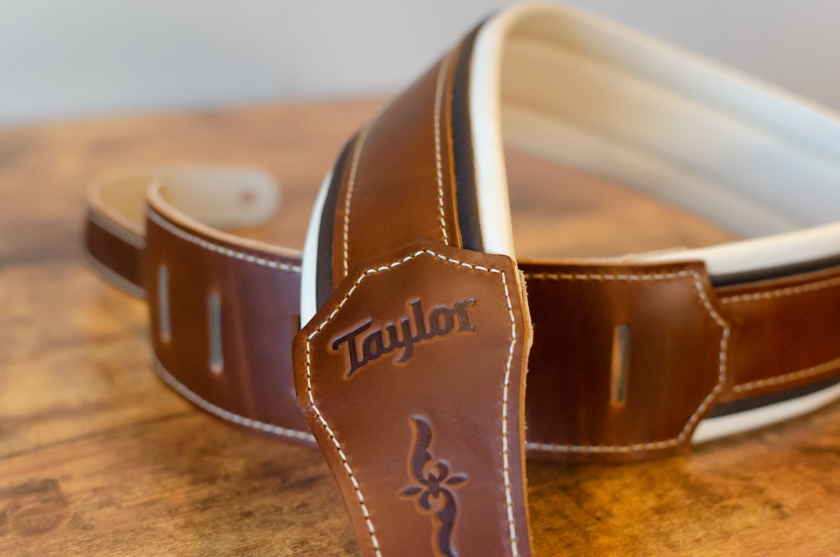 Taylor Renaissance Guitar Strap - Cordovan Leather 2.5 (4105