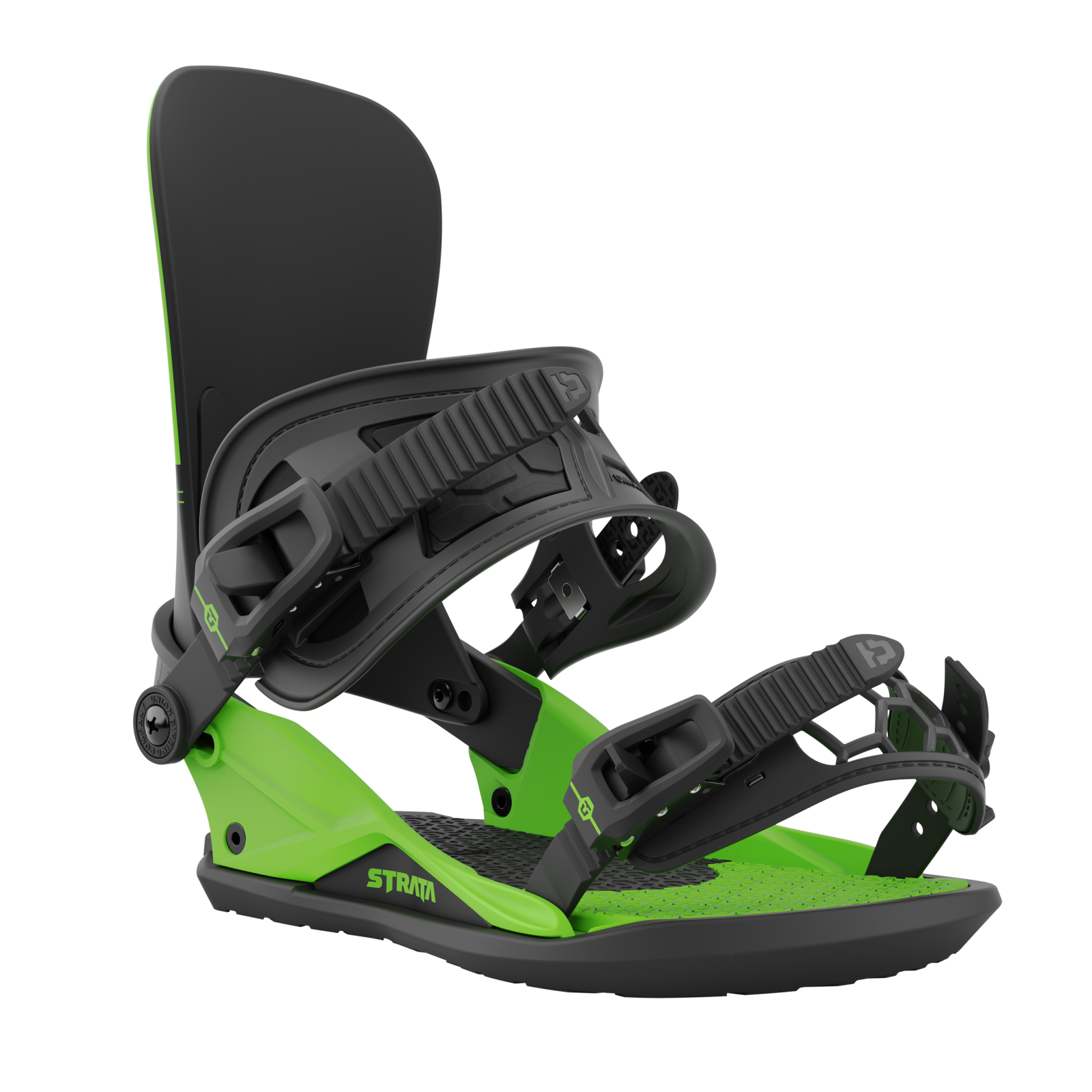 UNION バインディング　ビンディング　STRATA ACID GREEN UNION BINDING スノーボード ビンディング ユニオン STRATA Acid
