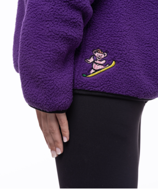 686 Womens Tioga Fleece Pullover-GRATEFUL DEAD SHERPA　 アウトレット対象商品 686 Women's Tioga Fleece Pullover - Grateful Dead Sherpa