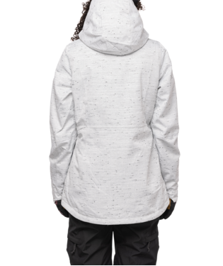 686 Women's Rumor Insulated Jacket - White Slub - 883510529564