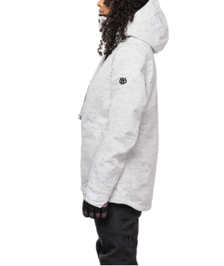 686 Women's Rumor Insulated Jacket - White Slub - 883510529564