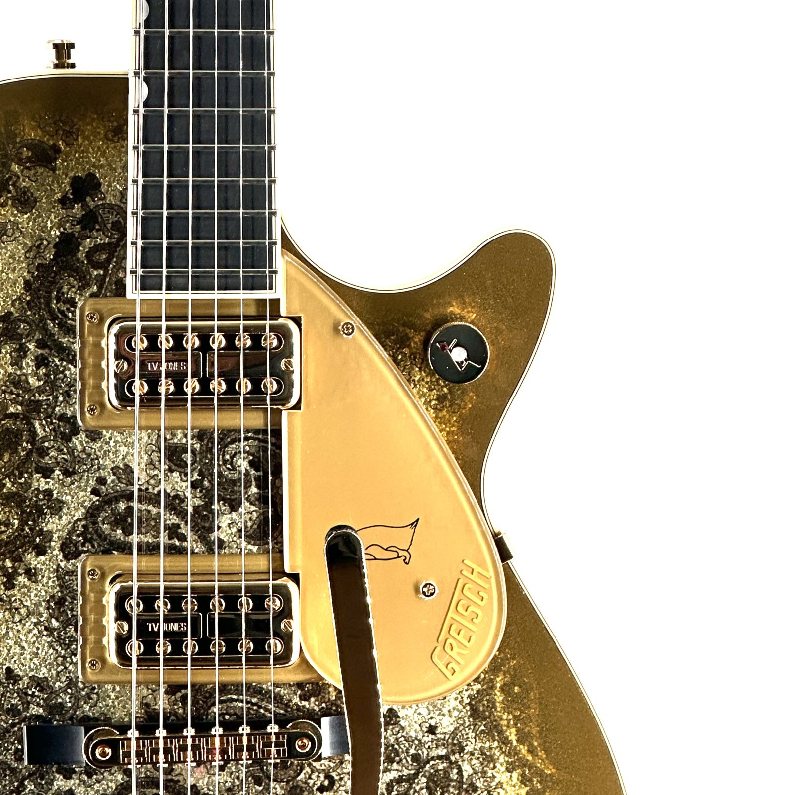Gretsch G6134TG Limited Edition Penguin - Gold Paisley w