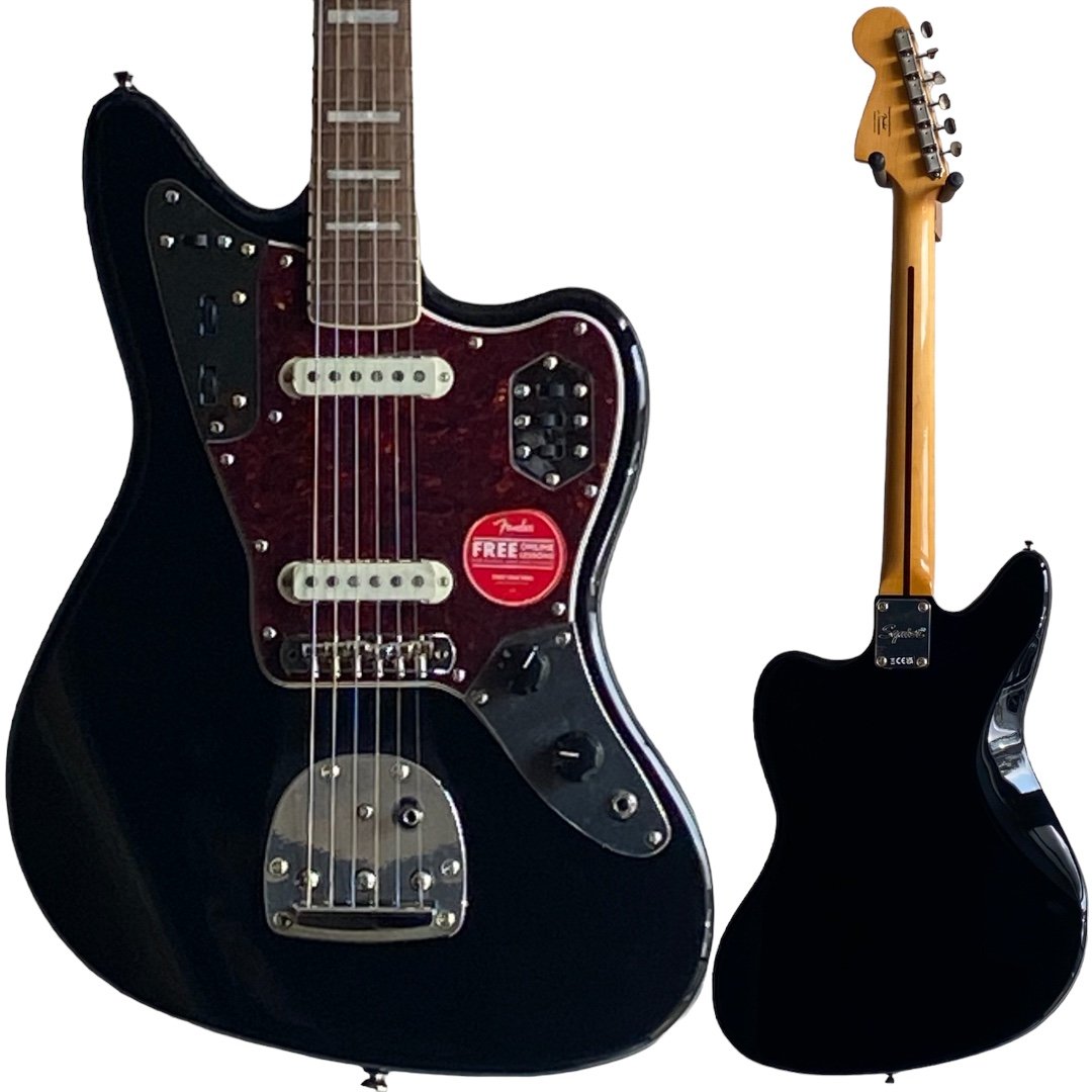 美品 Squier Classic Vibe ’70s Jaguar Black Squier Classic Vibe '70s Jaguar - Black - 885978064861