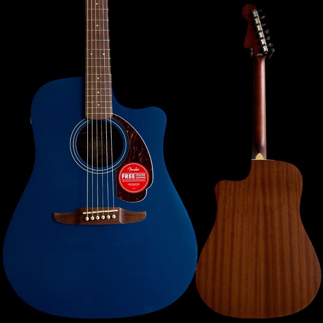 Fender Redondo Player Acoustic-electric Guitar - Lake Placid Blue