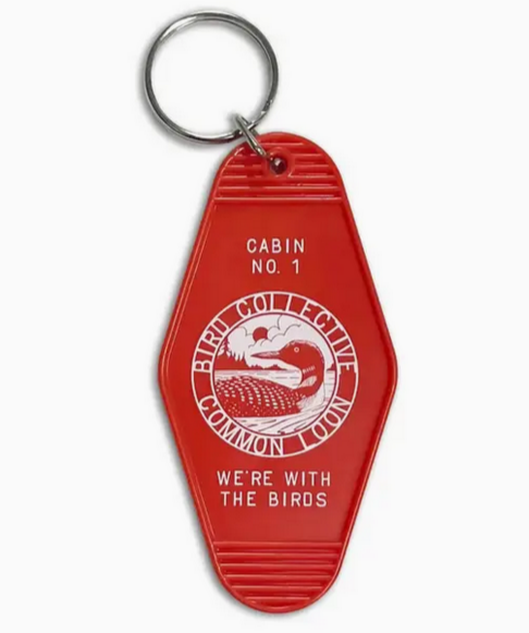BIRD COLLECTIVE LOON KEYCHAIN