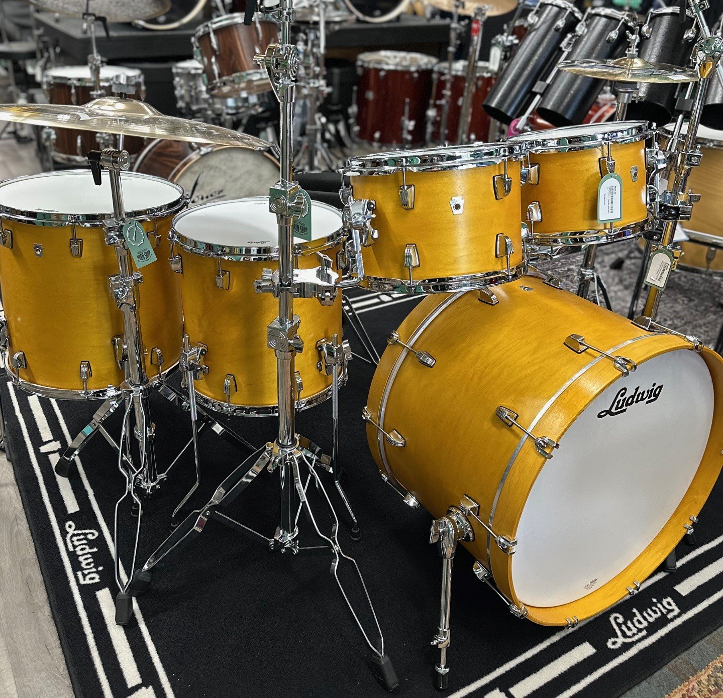 Ludwig Neusonic 5-Piece Satin Golden Slumbers