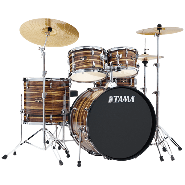 Tama Imperialstar IE50C 5-Piece Complete Kit with 20 Bass Drum Coffee Teak Wrap