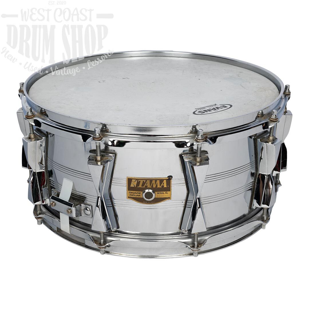Used Vintage Tama PL106 Granstar Powerline 6.5x14 Steel Snare Drum
