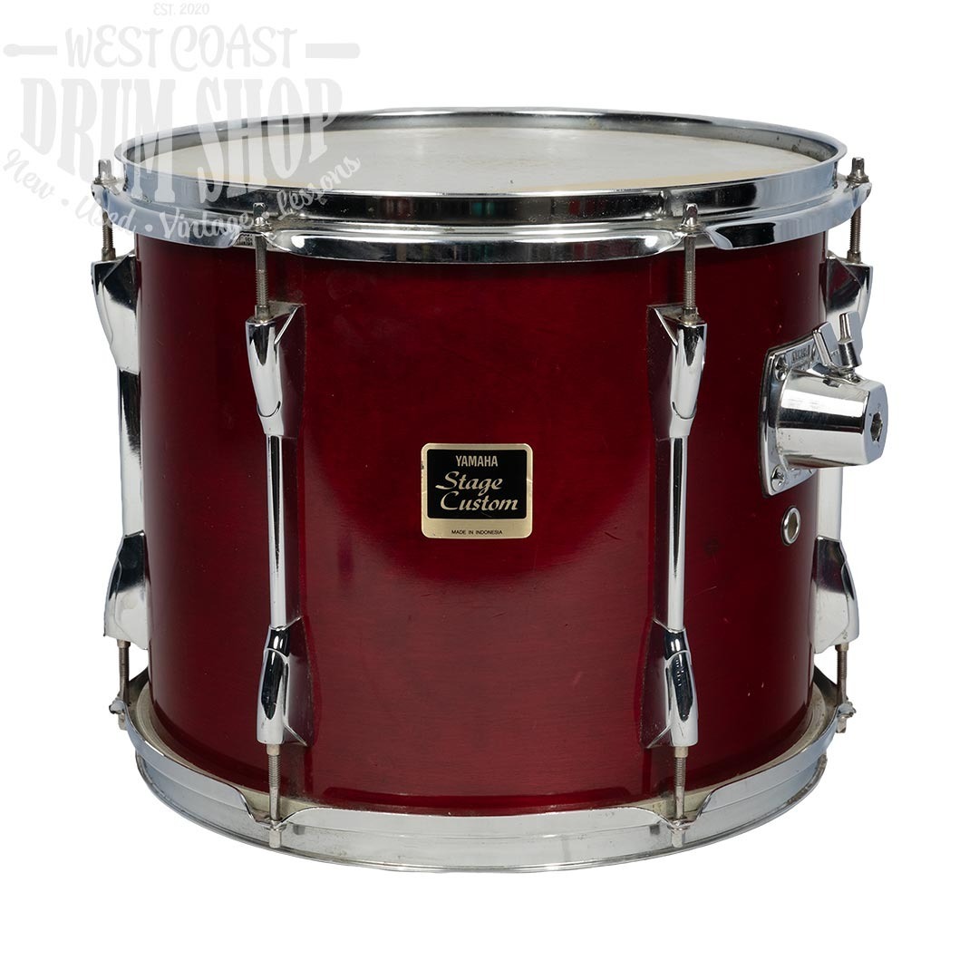 Used Yamaha Stage Custom Tom 13x11 Cranberry Red