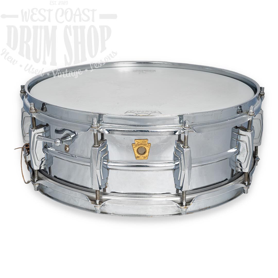 Vintage Ludwig 5x14 1960s Preserial COB Snare Drum with Case