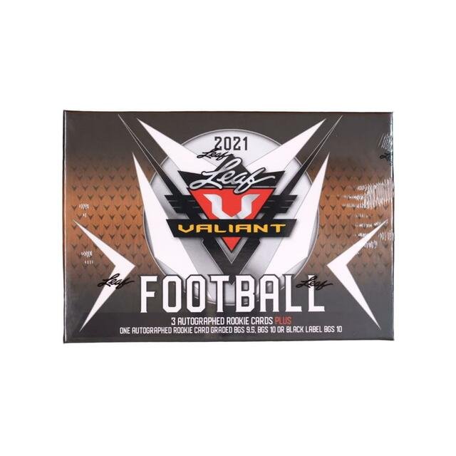 2021 Leaf Valiant Football Hobby Box 819110013875