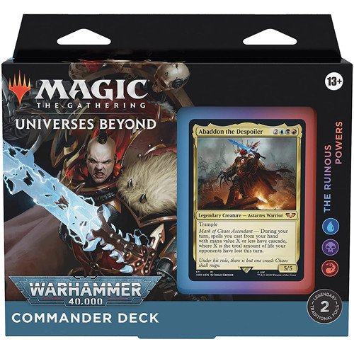 Magic the Gathering Universes Beyond Warhammer 40K Commander Deck The Ruinous Powers