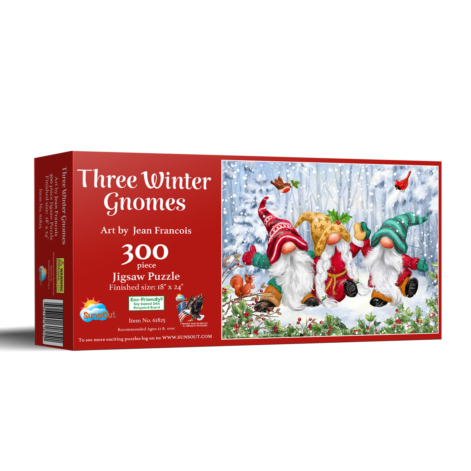 Three Winter Gnomes Puzzle (300 pc) - 796780618251