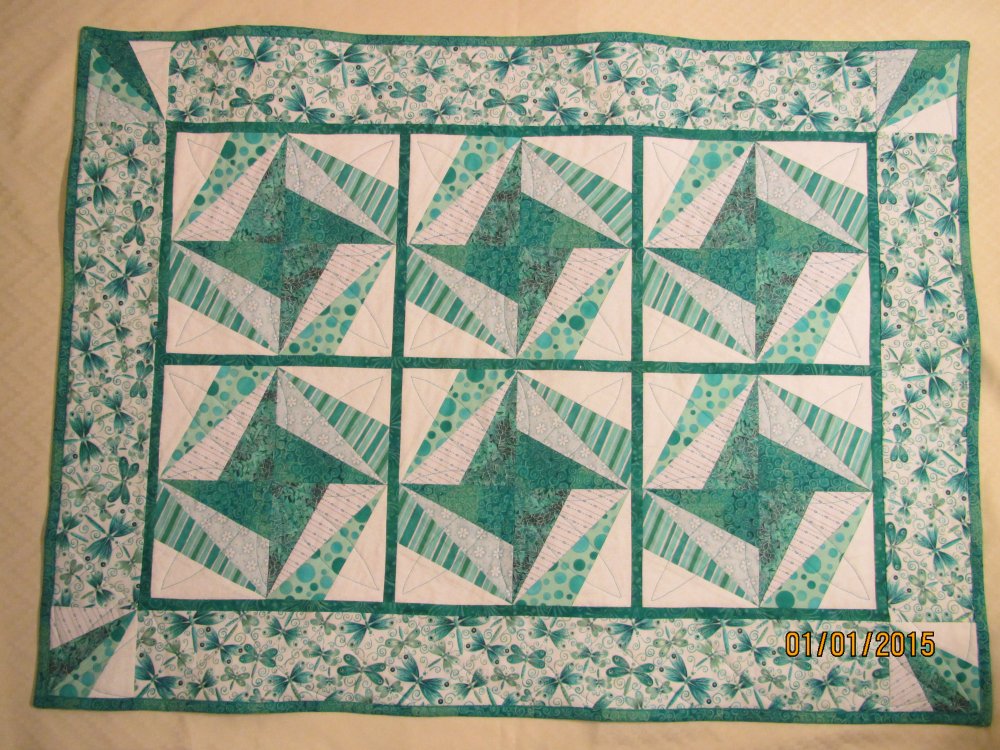 Spinning Stars Table Topper