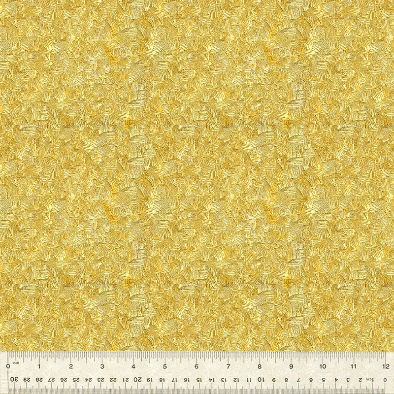 Belle by Whistler Studios for Windham Fabrics 53441-1 Yellow sold by the 1/2 yd.