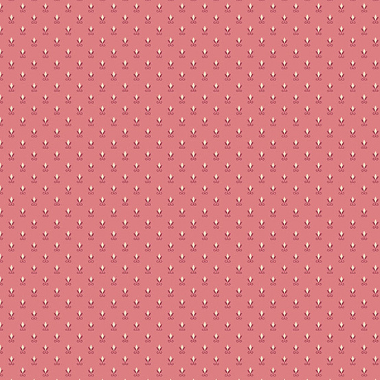 French Mill Pink Foulard by Andover Fabrics A-740-E Pink sold by the 1/2 yd.