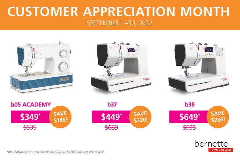 September machine specials