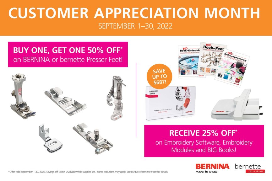 September Customer Appreciation