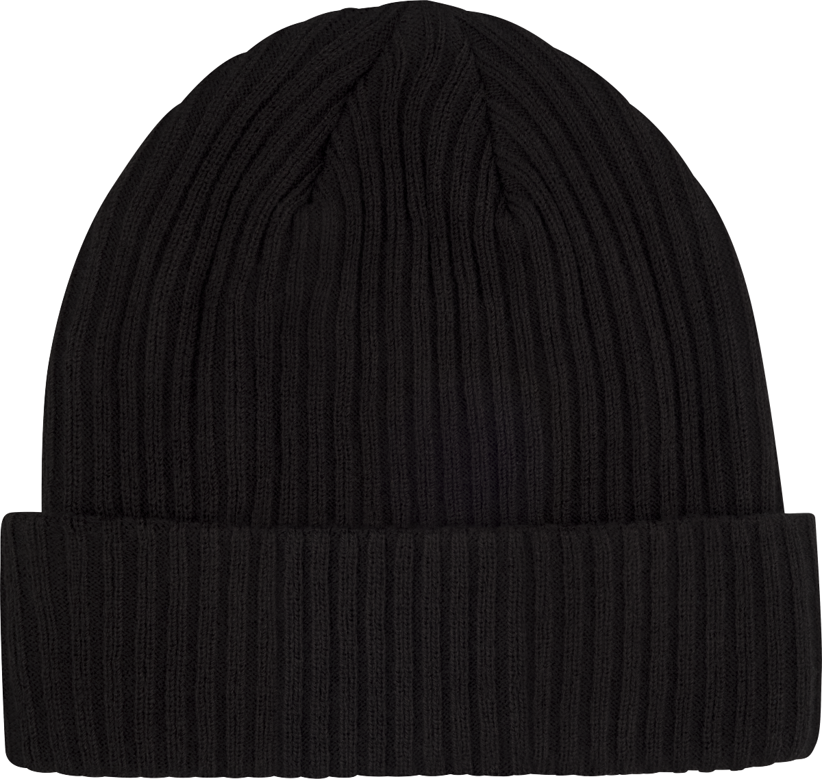 Fender Pick Patch Ribbed Beanie - Black - 717669971366