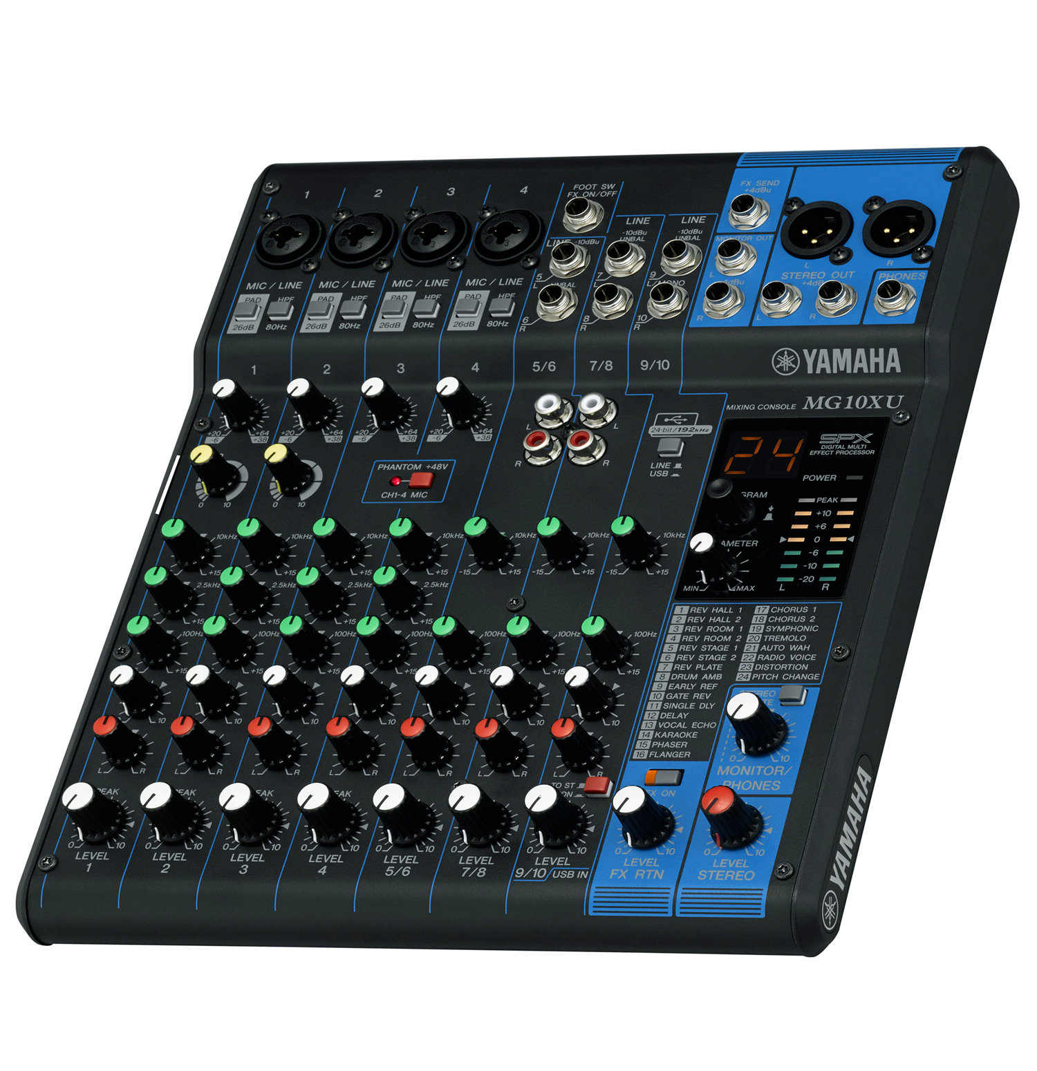 Yamaha MG10XU 10 Channel Mixing Console - 086792985077 Yamaha MG10XU 10 Channel Mixing Console - 086792985077