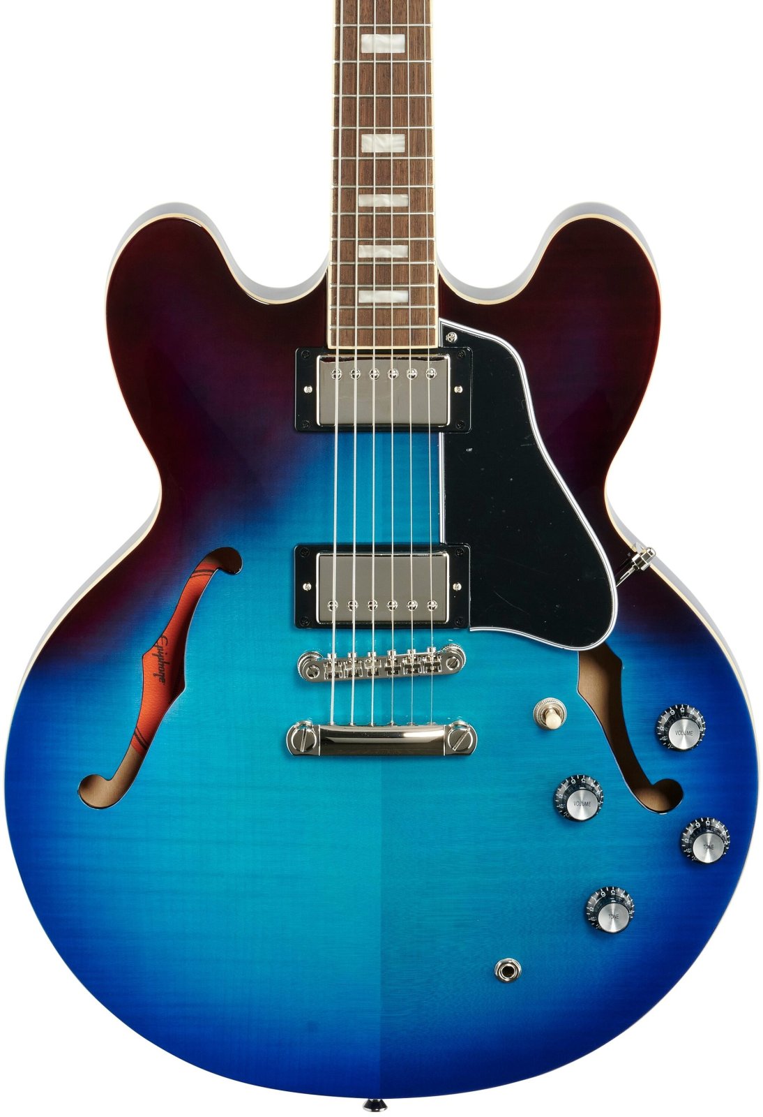 Epiphone ES-335 Figured Semi-Hollowbody - Blueberry Burst