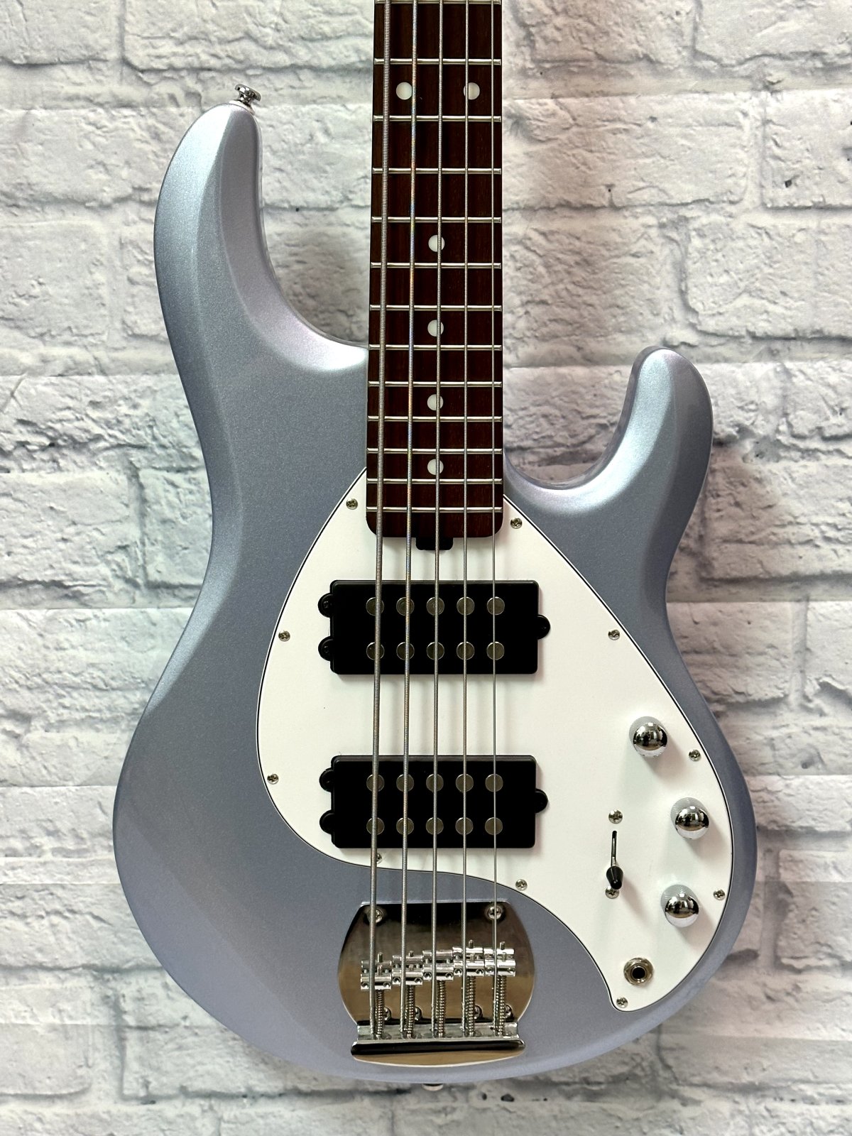 Sterling Stingray 5-string Electric Bass - Lake Blue Metallic