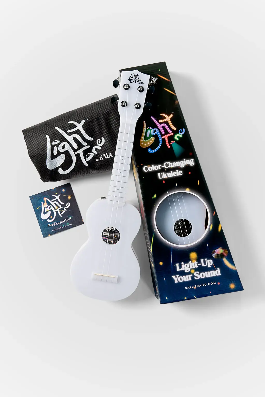 Kala Light Tone Color-Changing Light-Up Soprano Ukulele