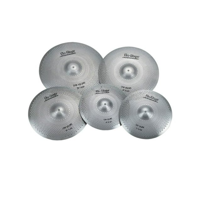 On Stage LVCP5000 Low Volume Stainless Steel Cymbal Set