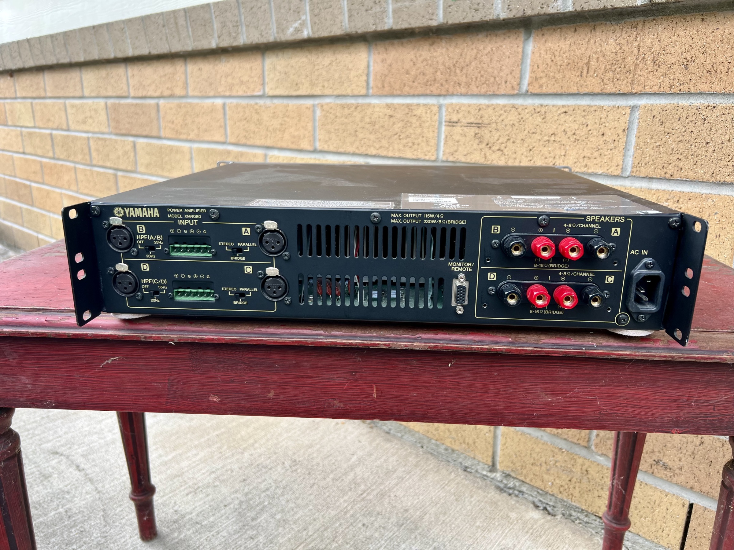YAMAHAパワーアンプ XM4080 100V400w Yamaha Power Amplifier Xm4080 100V400W | eBay