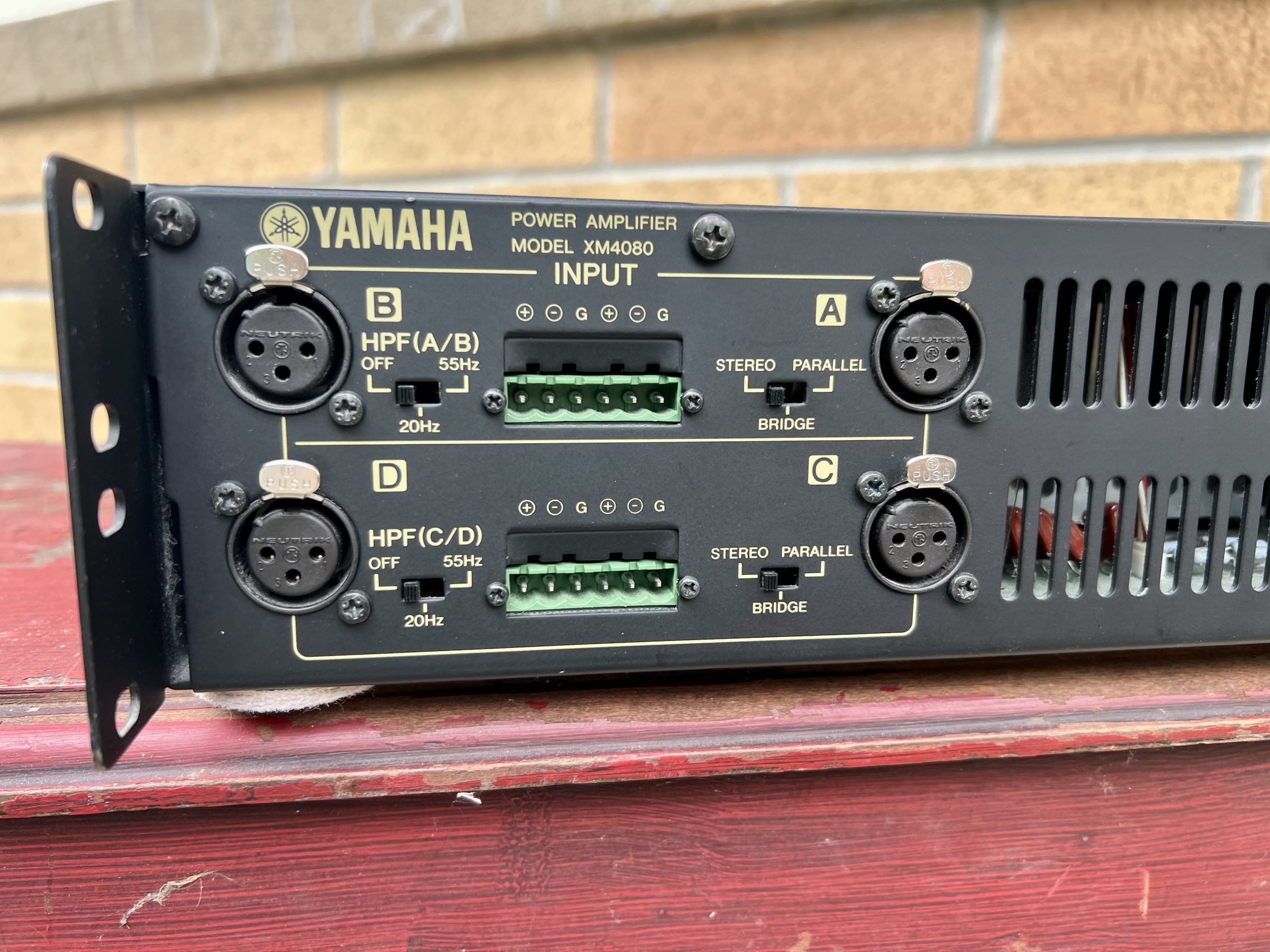 YAMAHA ヤマハ POWER AMPLIFIER パワーアンプ XM4080 4chパワーアンプ（XM4080）の製品詳細｜映像音響テクニカル