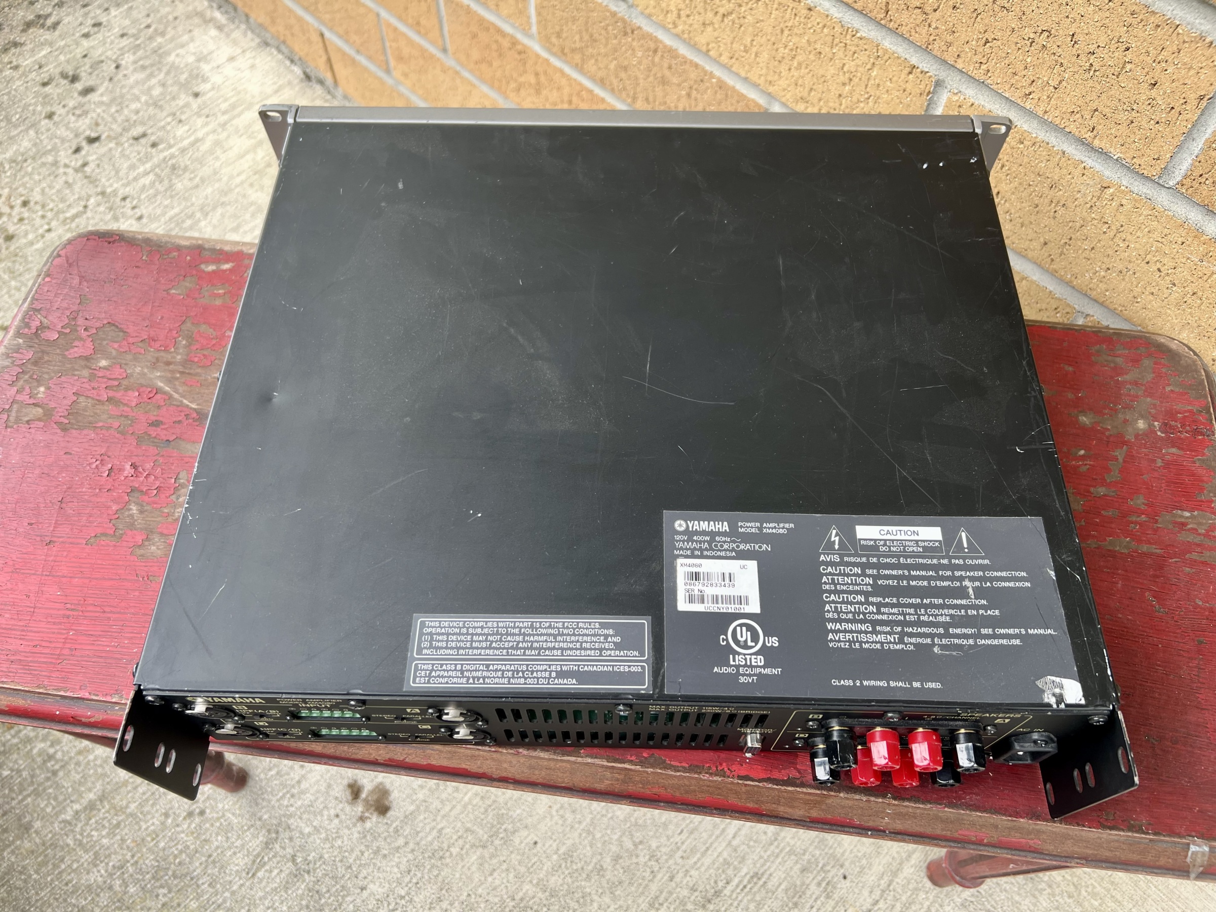 YAMAHA ヤマハ POWER AMPLIFIER パワーアンプ XM4080 4chパワーアンプ（XM4080）の製品詳細｜映像音響テクニカル