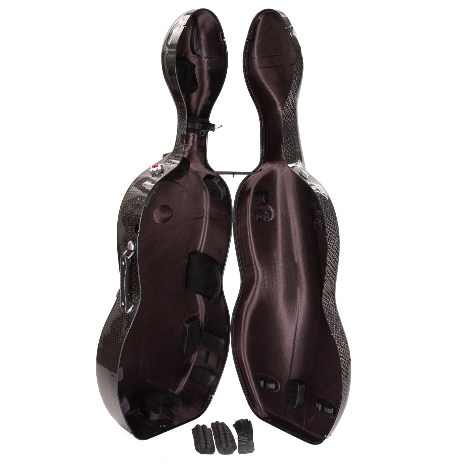 DOP Model One X Single Latch Carbon Fiber Cello Case 6.8 lb- Bronze Weave