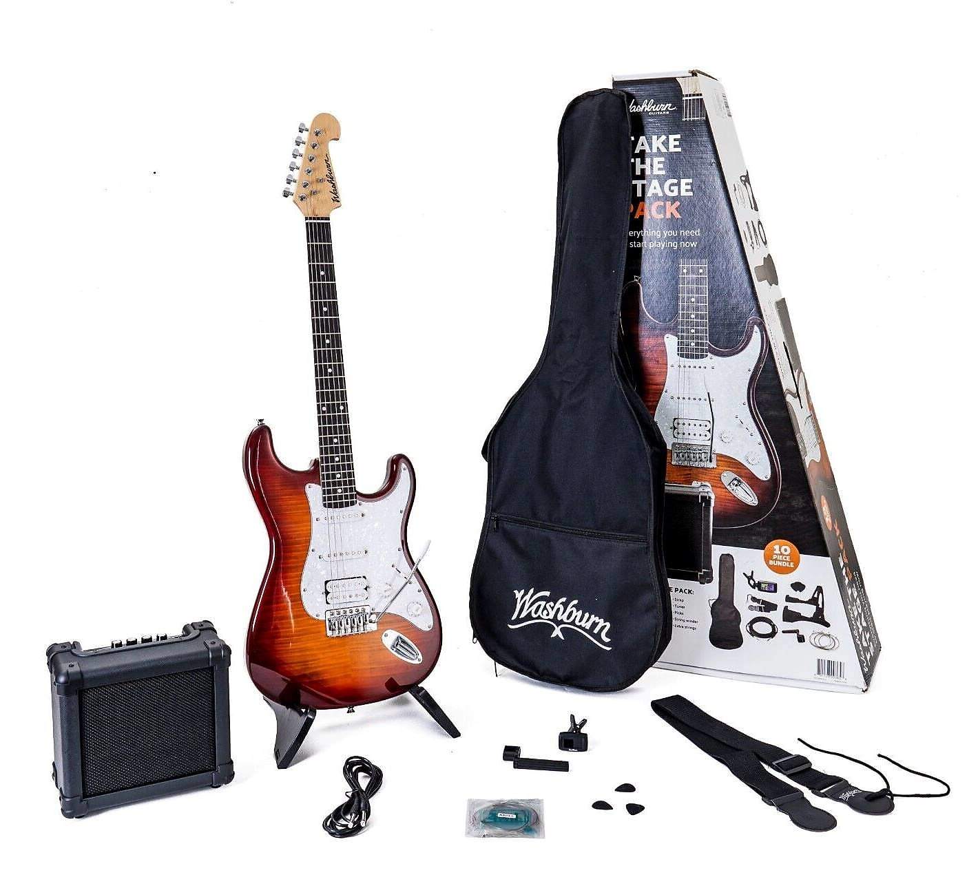 B- Stock Washburn 'Take The Stage' Electric Guitar Bundle w/Accessories