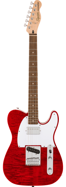 Squier Guitar Electric - Affinity Series Telecaster FMT SH Crimson