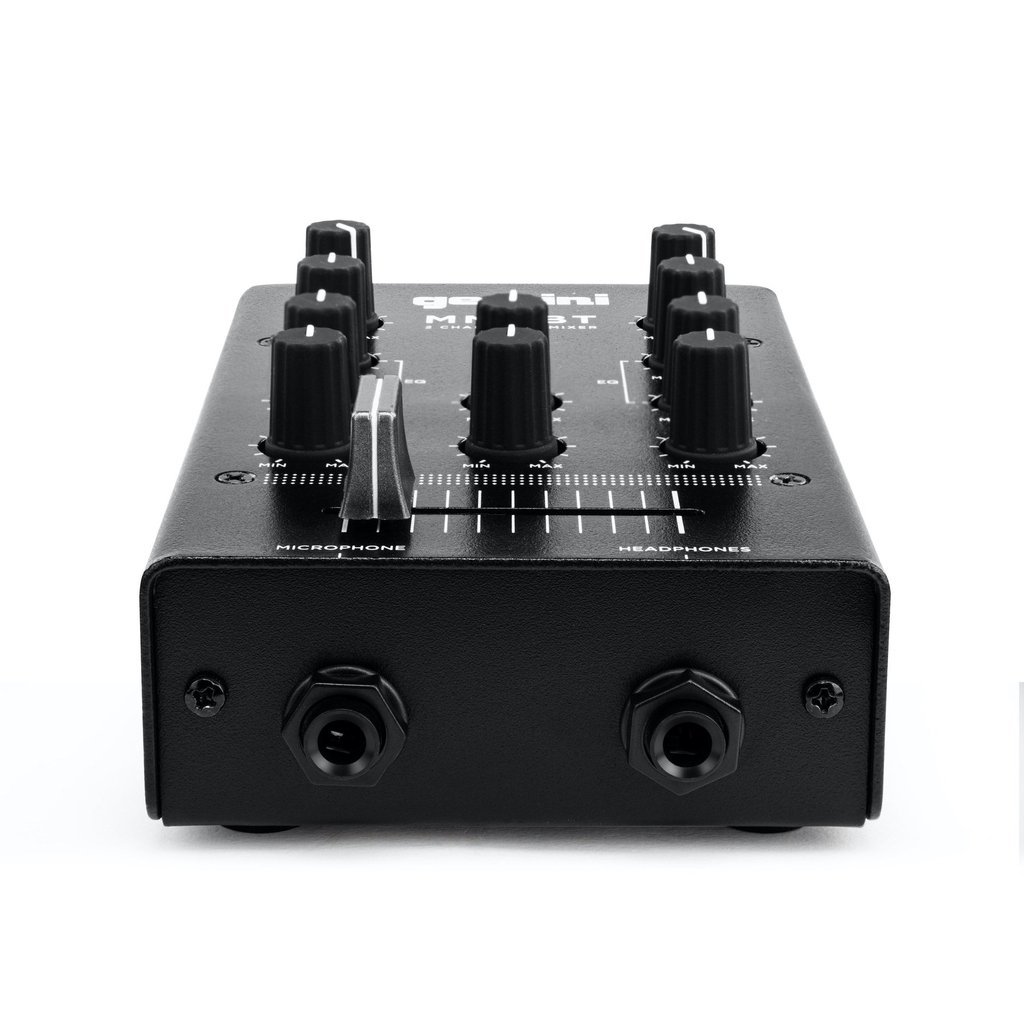 Gemini 2-Channel Professional Analog DJ Mixer w/Bluetooth Input