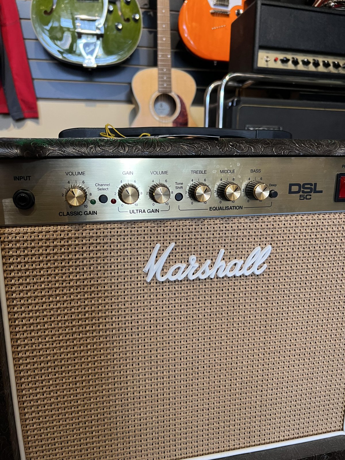 Marshall DSL5C Guitar Amp-Limited Edition Country Western Leather
