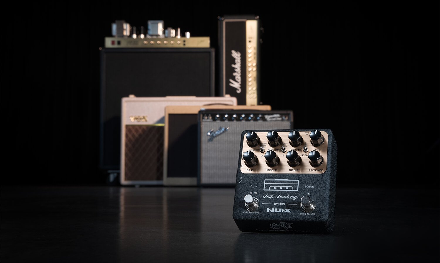 NUX Amp Academy stumcdonaldc NUX Amp Academy Amp Modeling Stompbox at No Limit Guitar Co