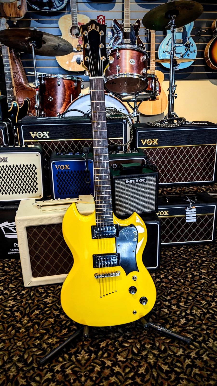 Guild POLARA Electric Guitar (Voltage Yellow )