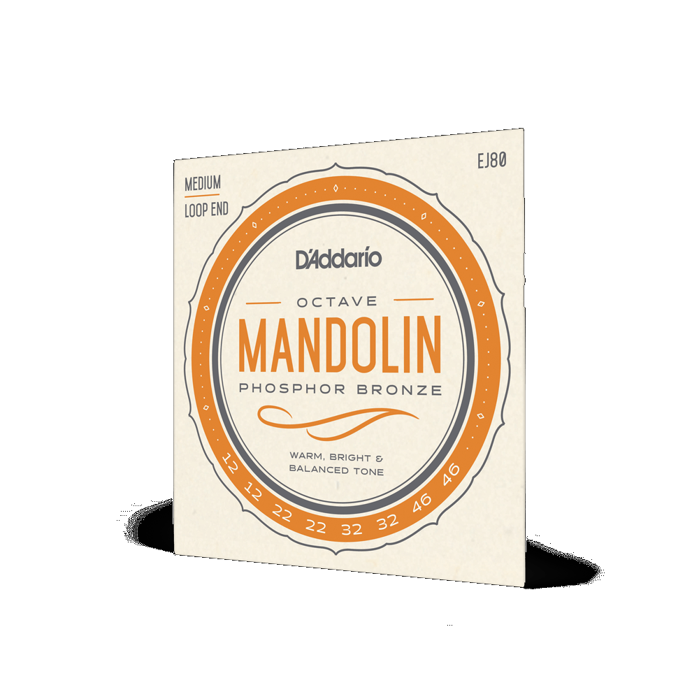 D'Addario EJ80 Phosphor Bronze Octave Mandolin Strings