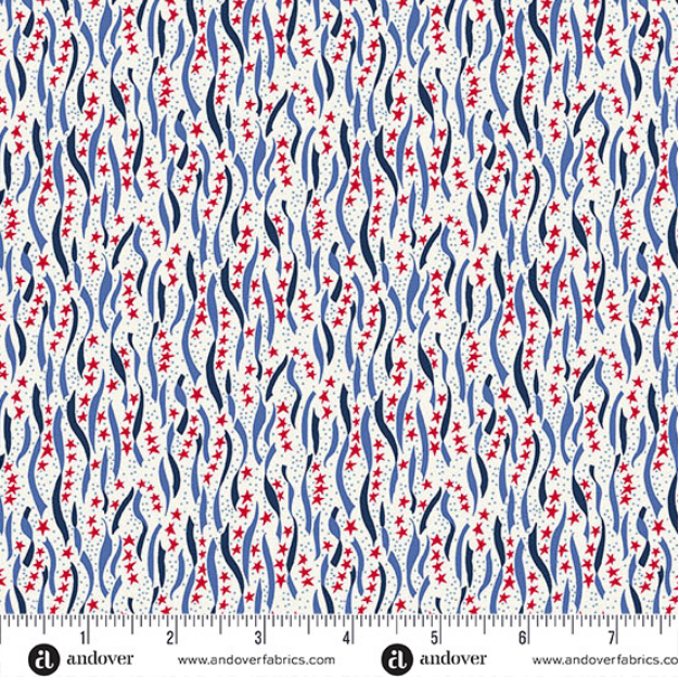 White- Americana- Ribbons     A-10186-L