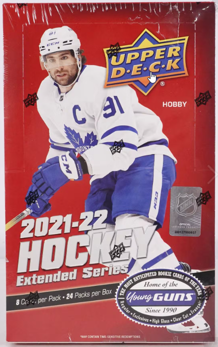 2021-22 Upper Deck Extended Hobby Box (Call or Email for Pricing)