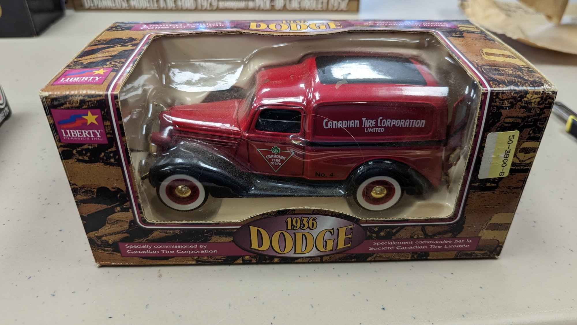 Canadian Tire TR14R Die Cast 1936 Dodge Panel Van
