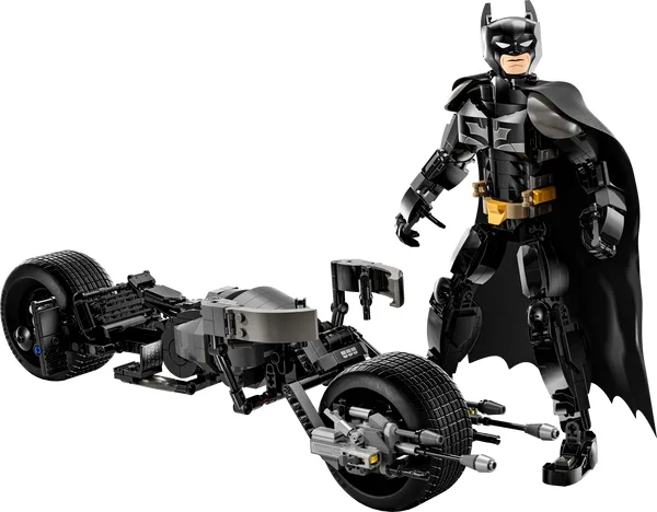 Batman Construction Figure and the Bat-Pod Bike - 673419390828
