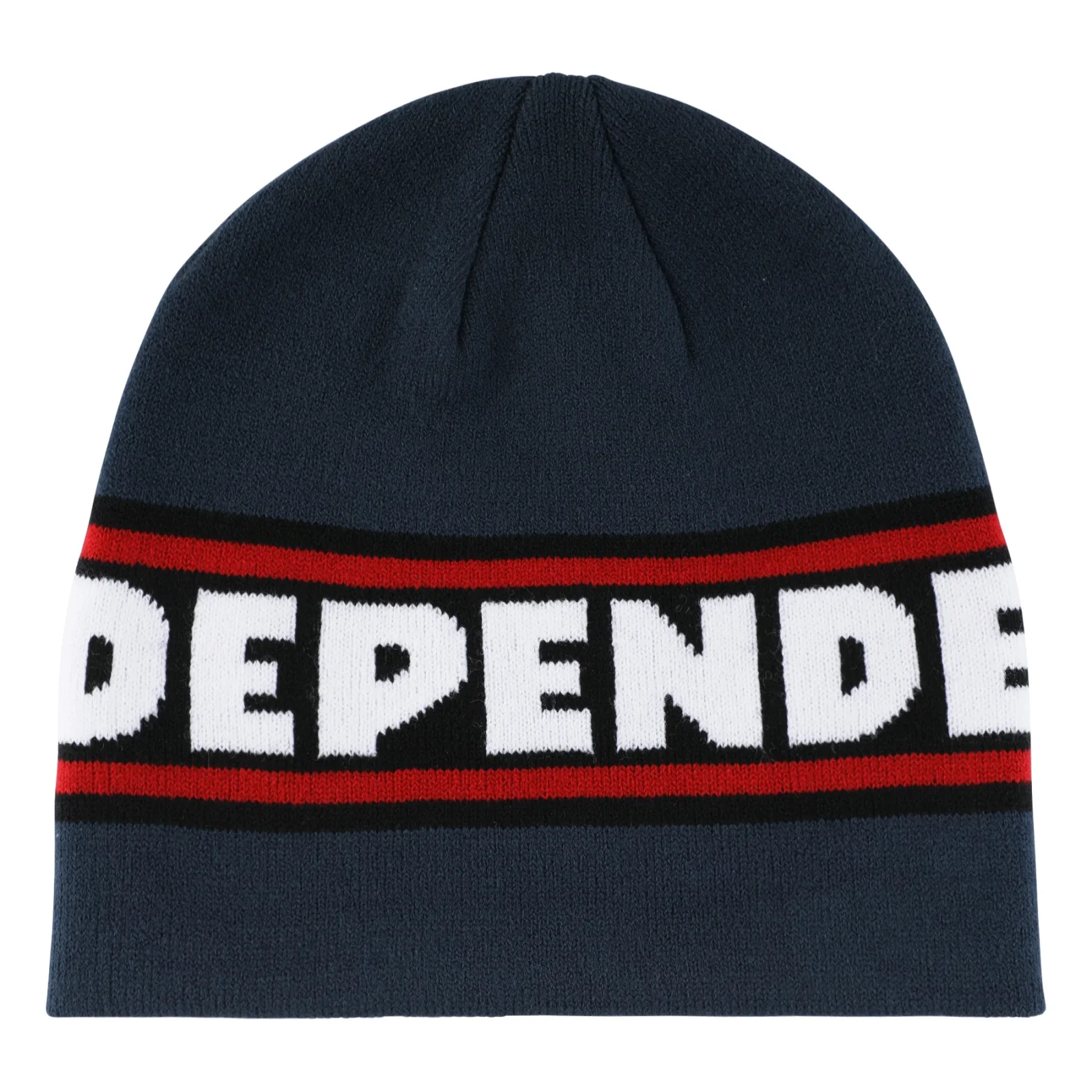 BAR LOGO BEANIE LONG SHOREMAN HAT BLACK OS UNISEX INDEPENDENT