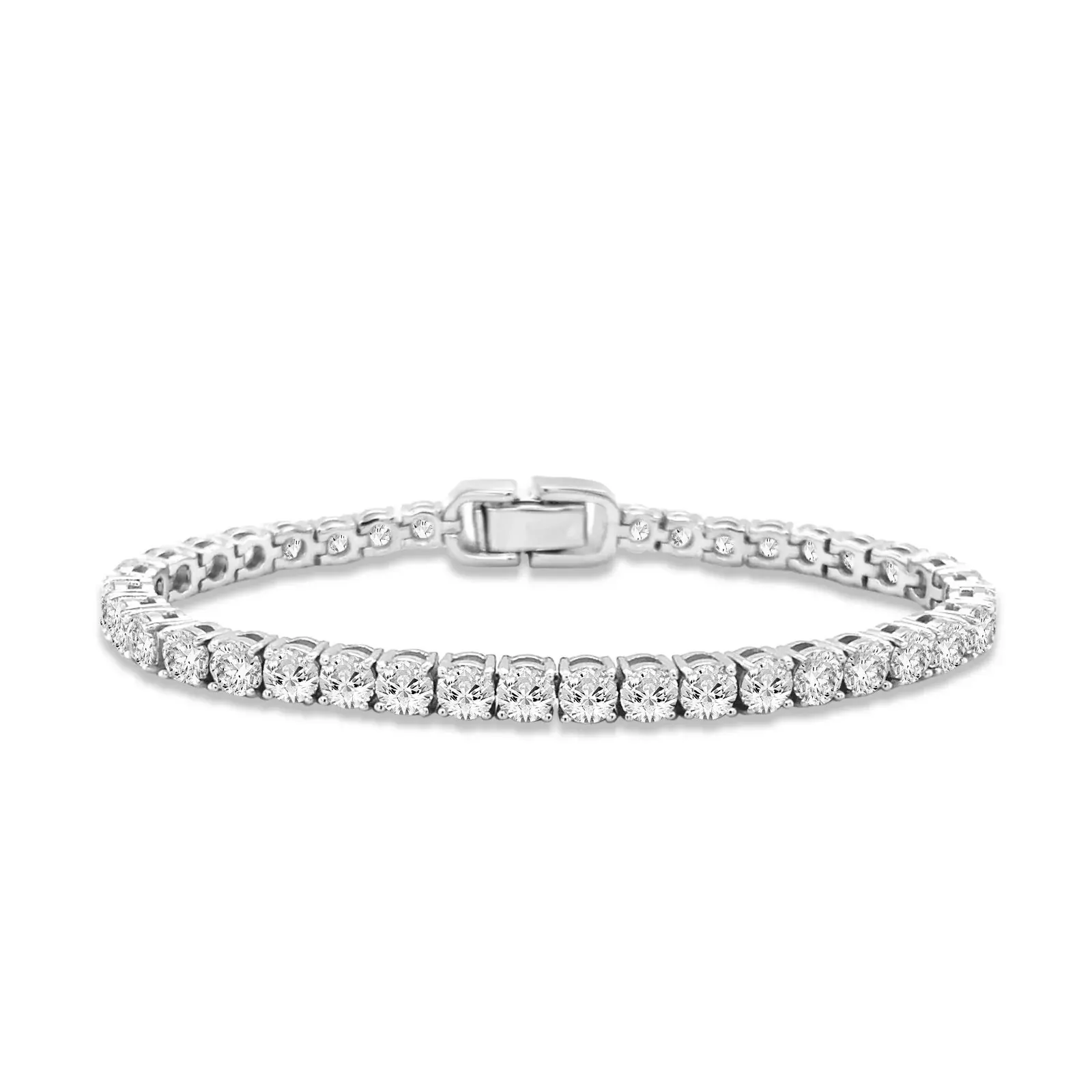Luxe G Color Four Prong Tennis Bracelet 10.00ctw - 7.5