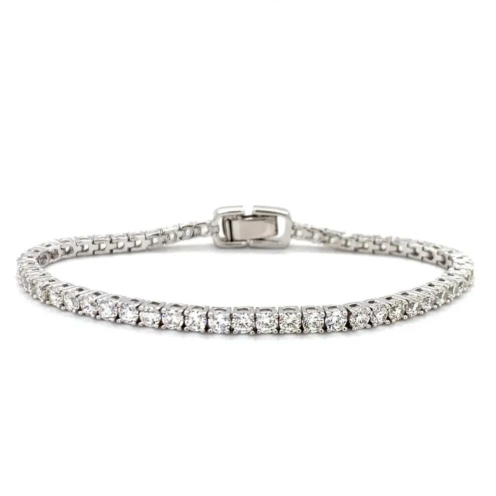 Luxe G Color Four Prong Tennis Bracelet 5.00ctw - 7