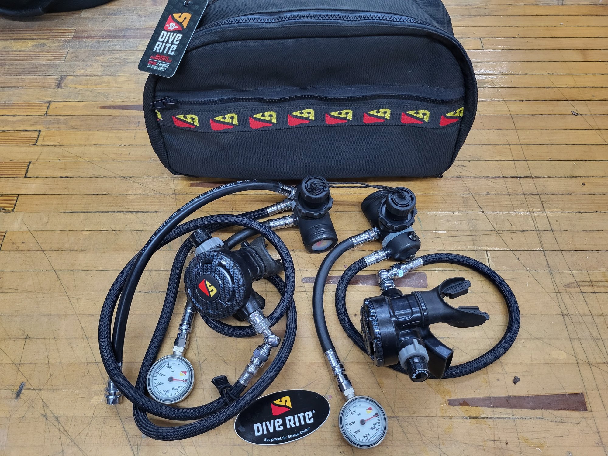 Dive Rite XT Regulators Sidemount Set w/Bag