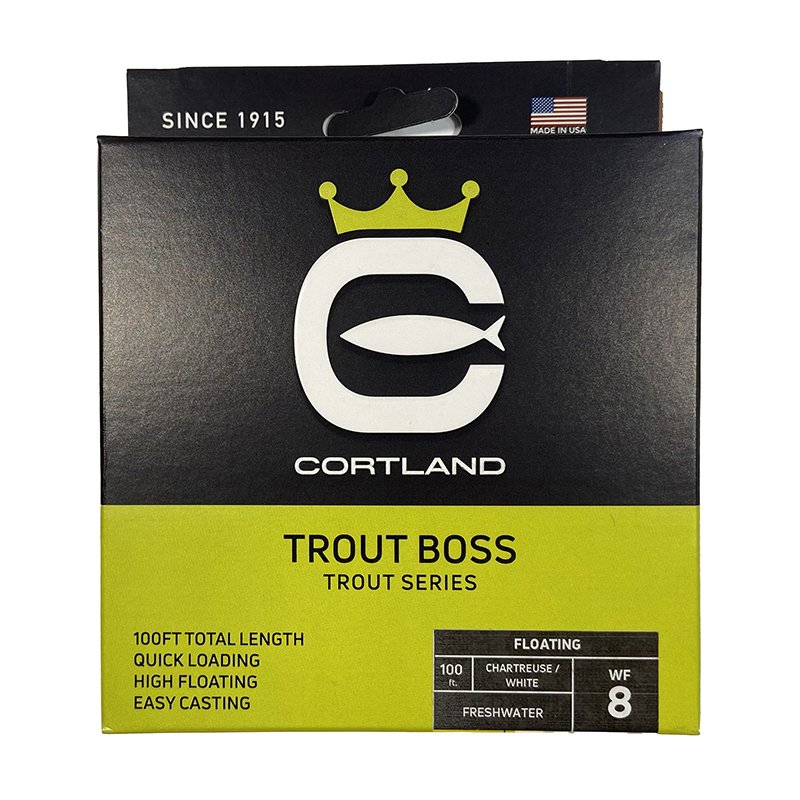 Cortland Trout Boss - Chartreuse/White - 043372473720